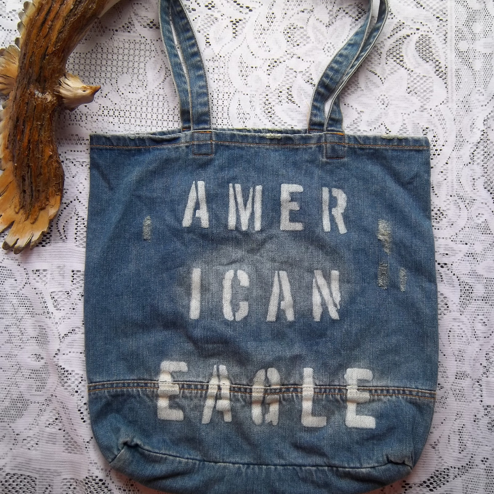 American Eagle Jean Tote Bag